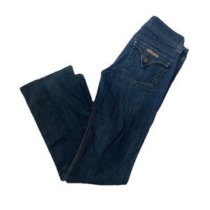 Hudson W170DHK Signature Boot Cut Triangle Flap Pocket Stretch Denim Jeans 29x33